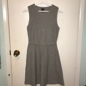Ann Taylor Petite Grey Dress
